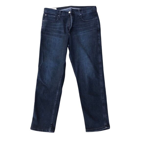 Gap Jeans Women 16/33 Reg Cigarette High Rise Black Allover Stretch Comfy - Picture 2 of 7